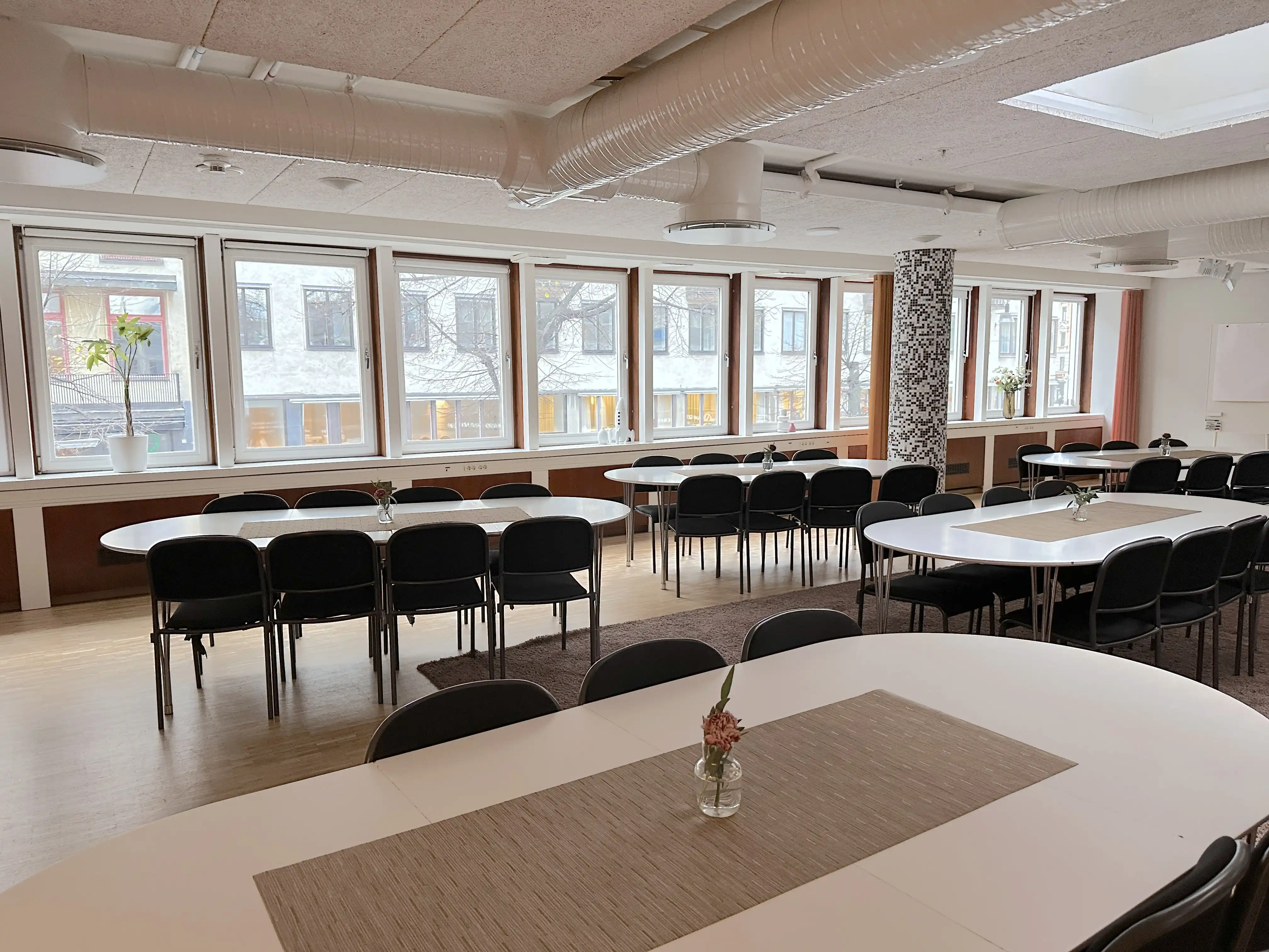 Embla - up to 120 people.