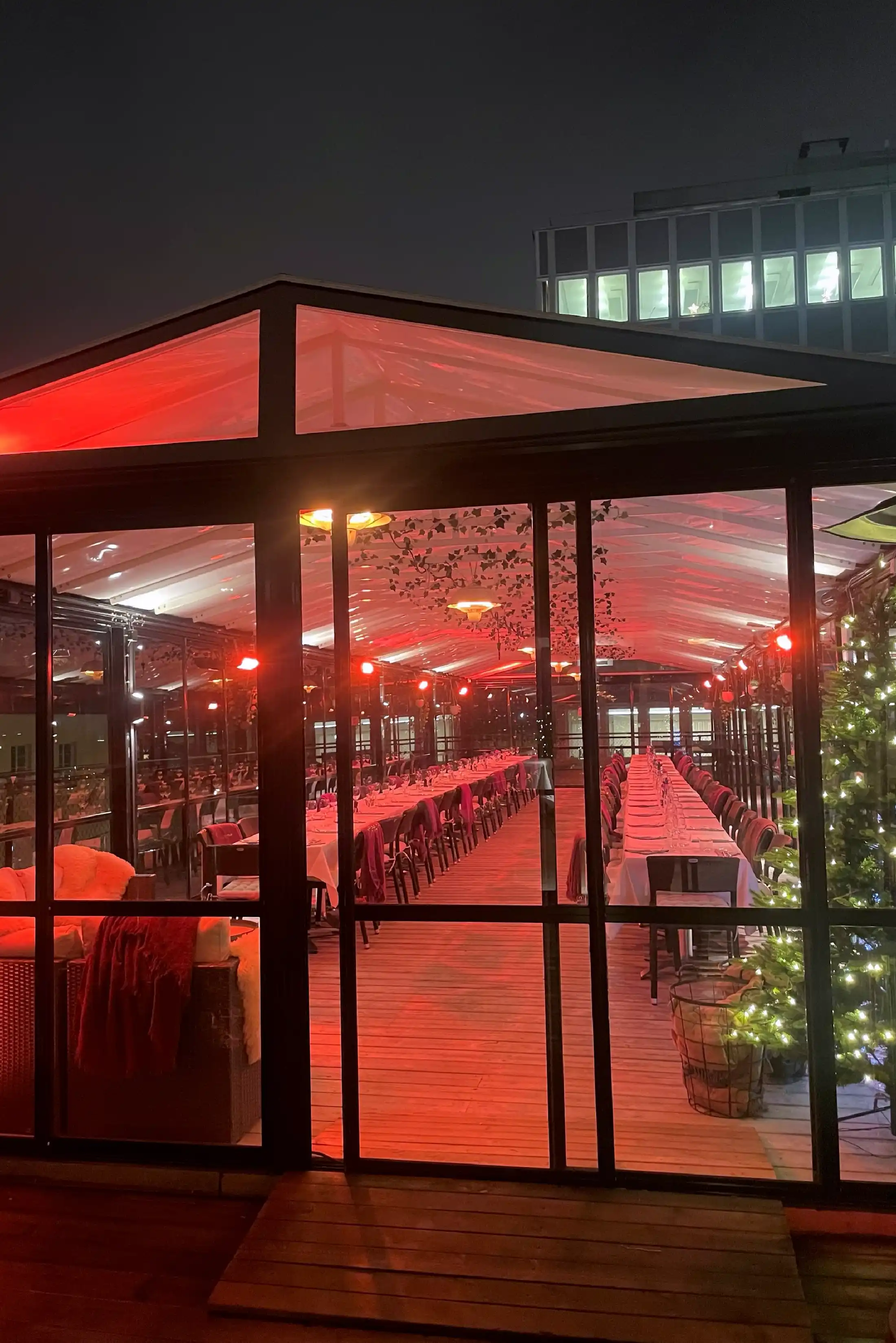 BUBBLANDE JULFEST PÅ PRIVAT TAKTERRASS